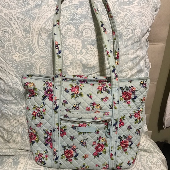 Vera Bradley Handbags - Vera Bradley Small Iconic Tote Water Bouquet